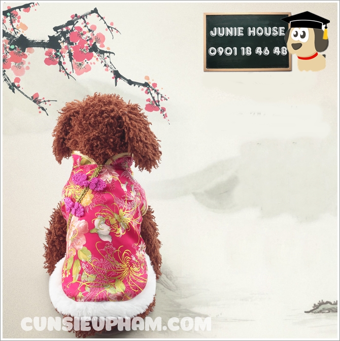 Junie House chuyên cung cấp quần áo cho chó, quần áo chó mèo, đồ chơi cho chó mèo, phụ kiện cho chó mèo, áo tết hồng cho chó mèo... Hotline 0901 18 46 48
