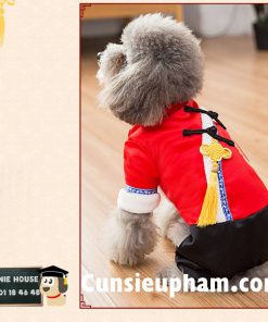 Junie House chuyên cung cấp quần áo cho chó, quần áo chó mèo, đồ chơi cho chó mèo, áo tết họa tiết rồng dành cho chó mèo... Hotline 0901 18 46 48