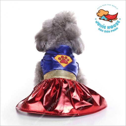 Junie House chuyên cung cấp quần áo, phụ kiện cho thú cưng: Trang phục superman, cướp biển, minions, váy wonderdog dành cho chó mèo | 0901.18.46.48